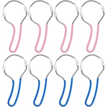 VALID 8-Piece Feather Device: Face Feather Device for Women - Manual Spring Epilator - Face Spinning Tool for Parties and Beauty Care