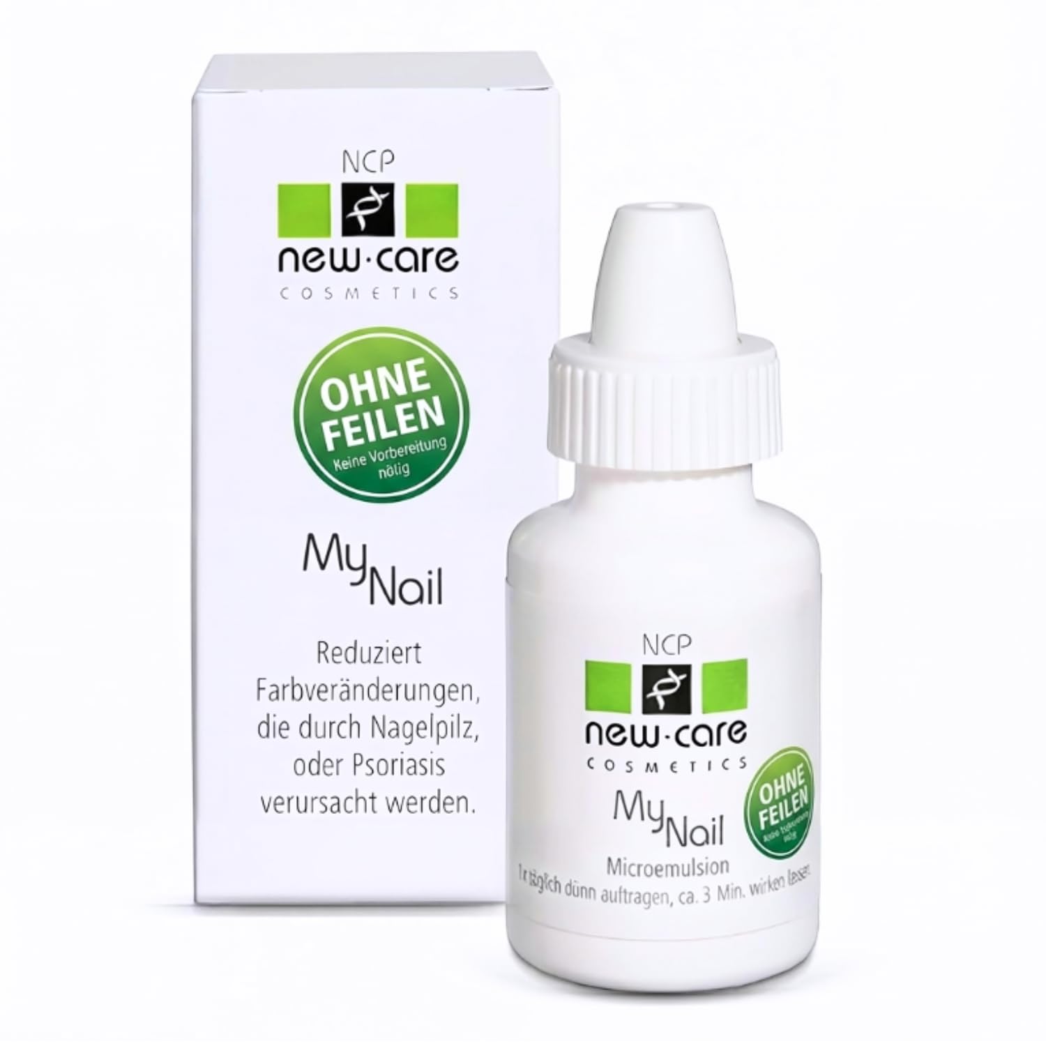MyNail Nagelserum - 10 ml – Nagelkur, bei Nagelpilz und gegen brüchige Nägel - ohne Feilen - Nagelpflege, Nagelhärter zur Wiederherstellung schöner und glänzender Nägel