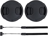 Vista 12 de Paquete de 2 tapas frontales de lente de 40,5 mm con protector de tapa de lujo para Sony ZV-E10 ZVE10 ZV-1F ZV1F A6700 A6400 A6300 A6100 A6000 A6500