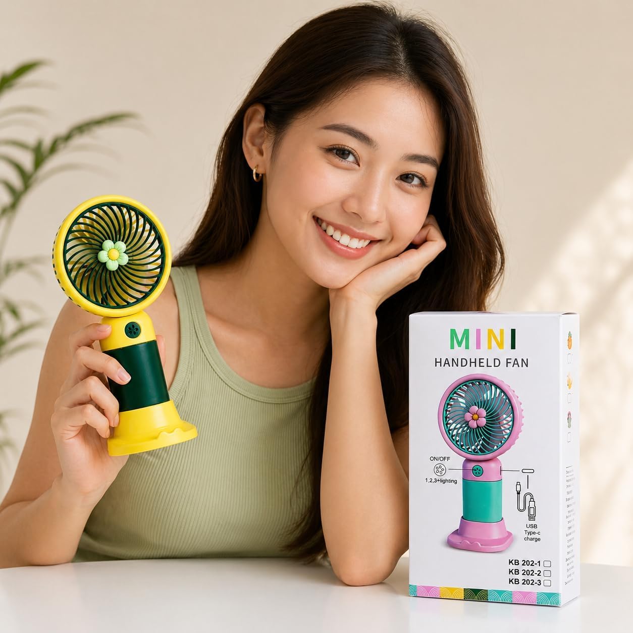 NOVITASH Hand Battery Fan (Pack of 1 Pcs) | Portable Mini Handheld Fan for Kids & Adults | Battery Operated Personal Cooling Fan | Compact Travel Fan for Summer, Office, Home & Outdoor Use-image-5