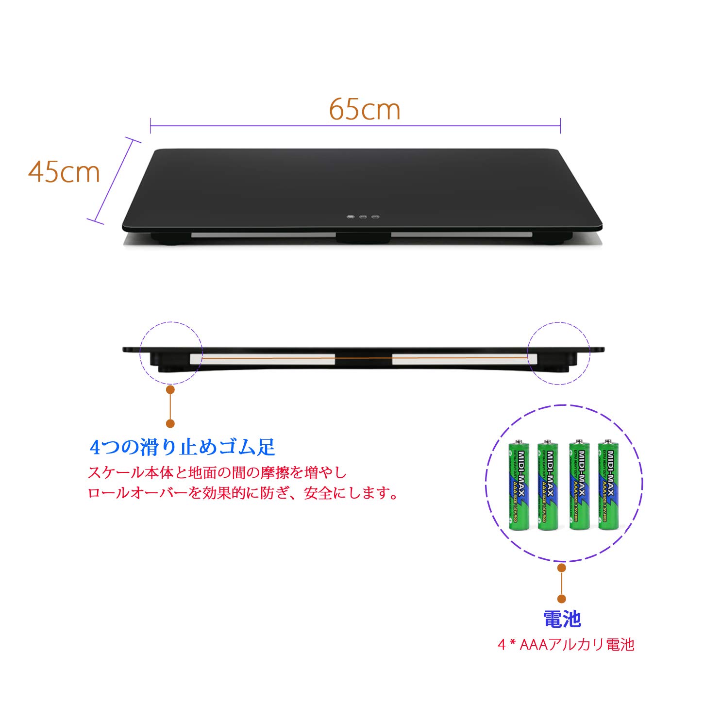 ICARE-PET SNO-PS05 大型犬用の体重計 1-150kgまで測れる I735 ICARE-