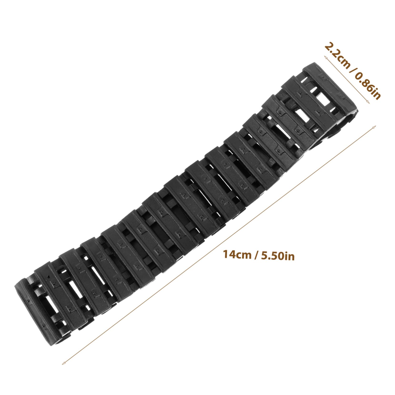 GARVALON 2pcs DIY Rc Car Model Wheels Tank Tracks for DIY Tank Track Crawler Toy