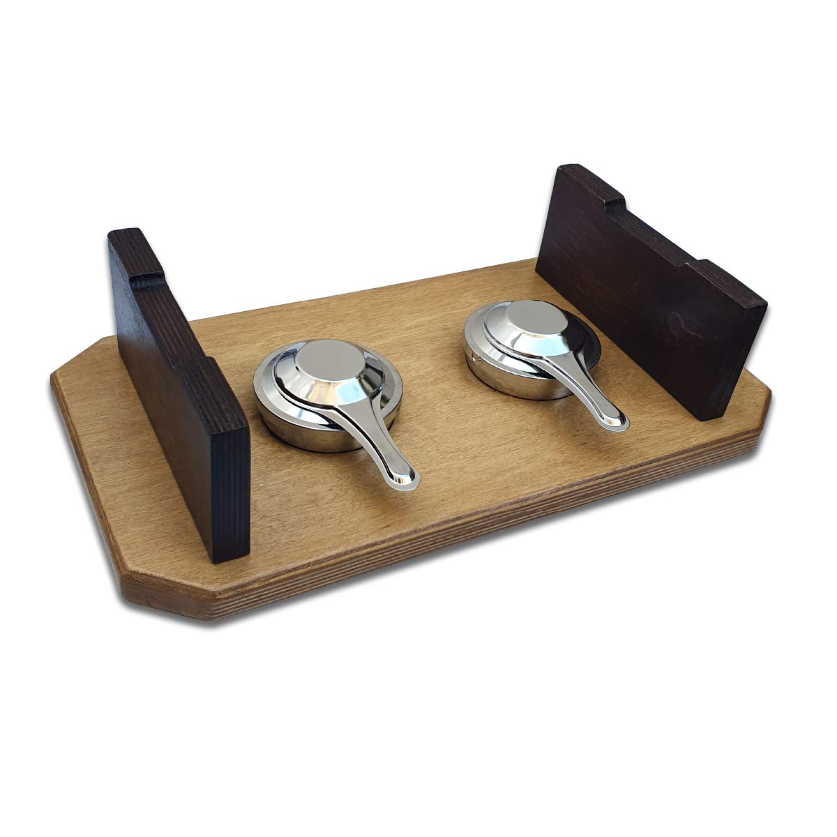 Piedra para carne de 20x30 modelo dumbo con dos quemadores de alcohol