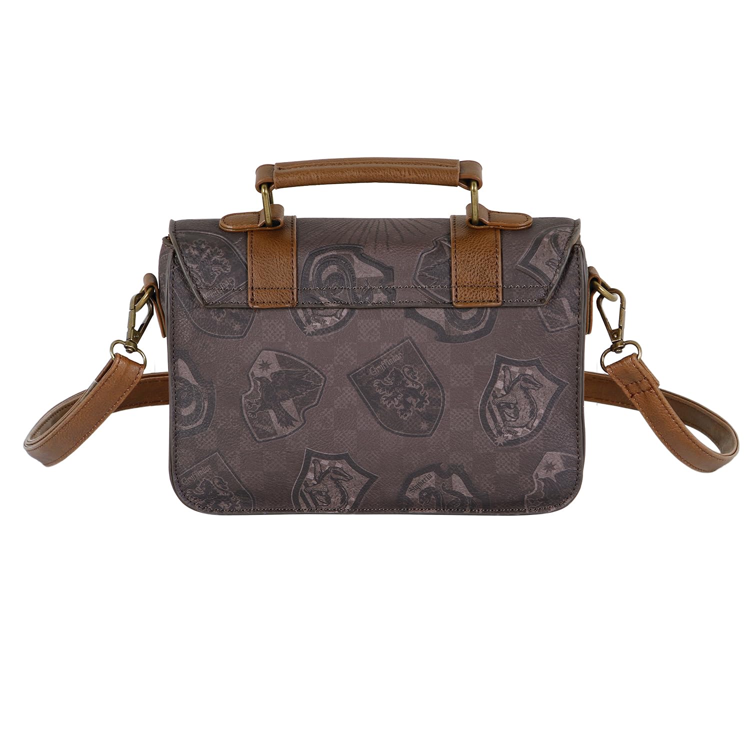 Harry Potter Pride -Mała Torebka na Ramię Satchel, Brązowa, 23 x 19 cm