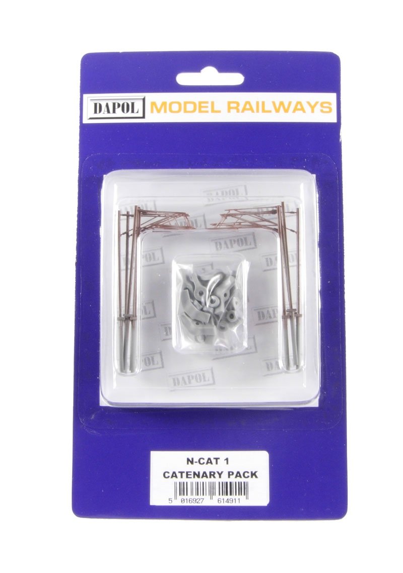 Dapol NCAT1 N Gauge Single Track Catenary Masts x10