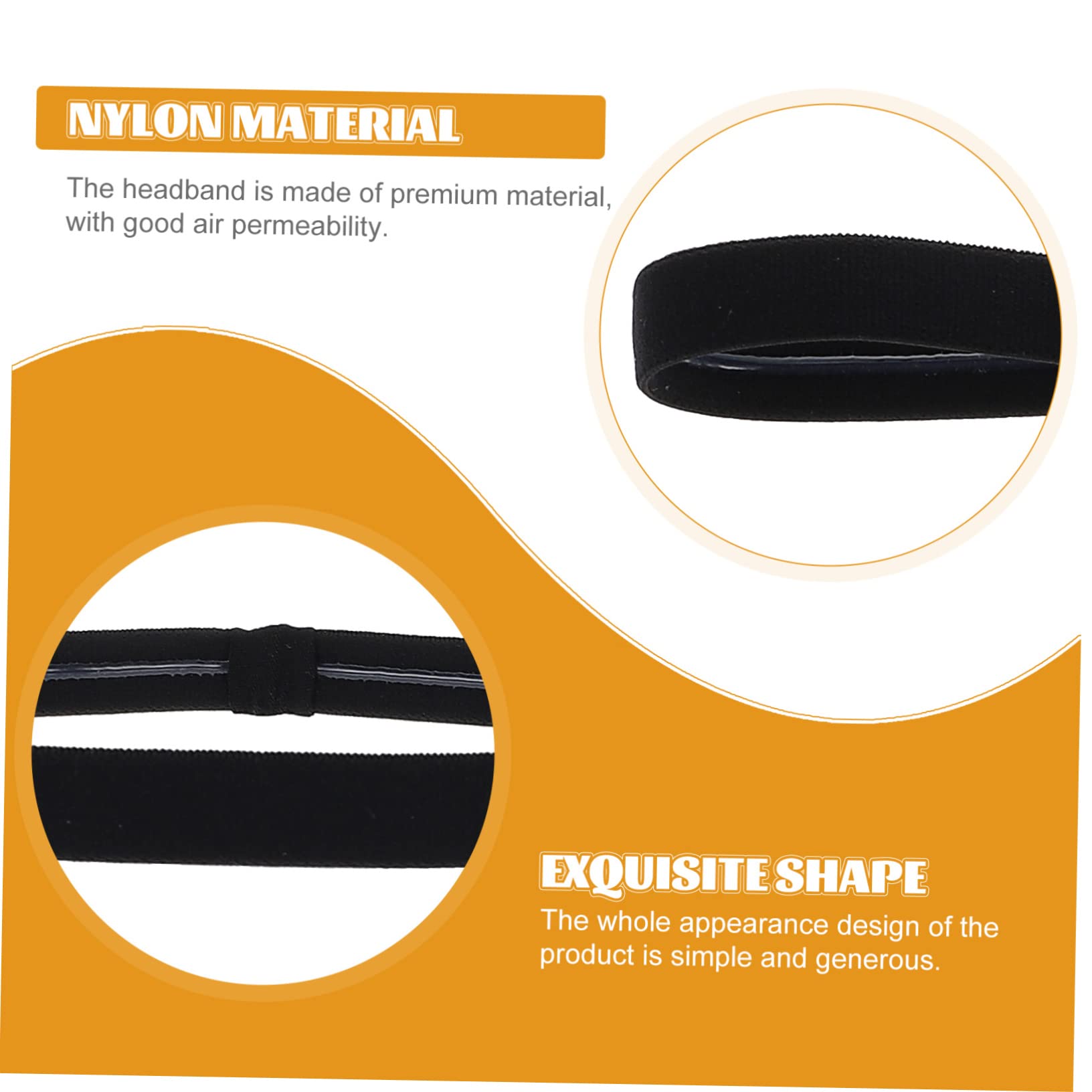 18 STK Sport-Stirnband Für Herren Männer Stirnbänder Yoga-Stirnband Baumwollstirnbänder Capuchas Für Männer Stirnband Für Basketball-männer Duschkopfband Mann Fitness Nylon Schal