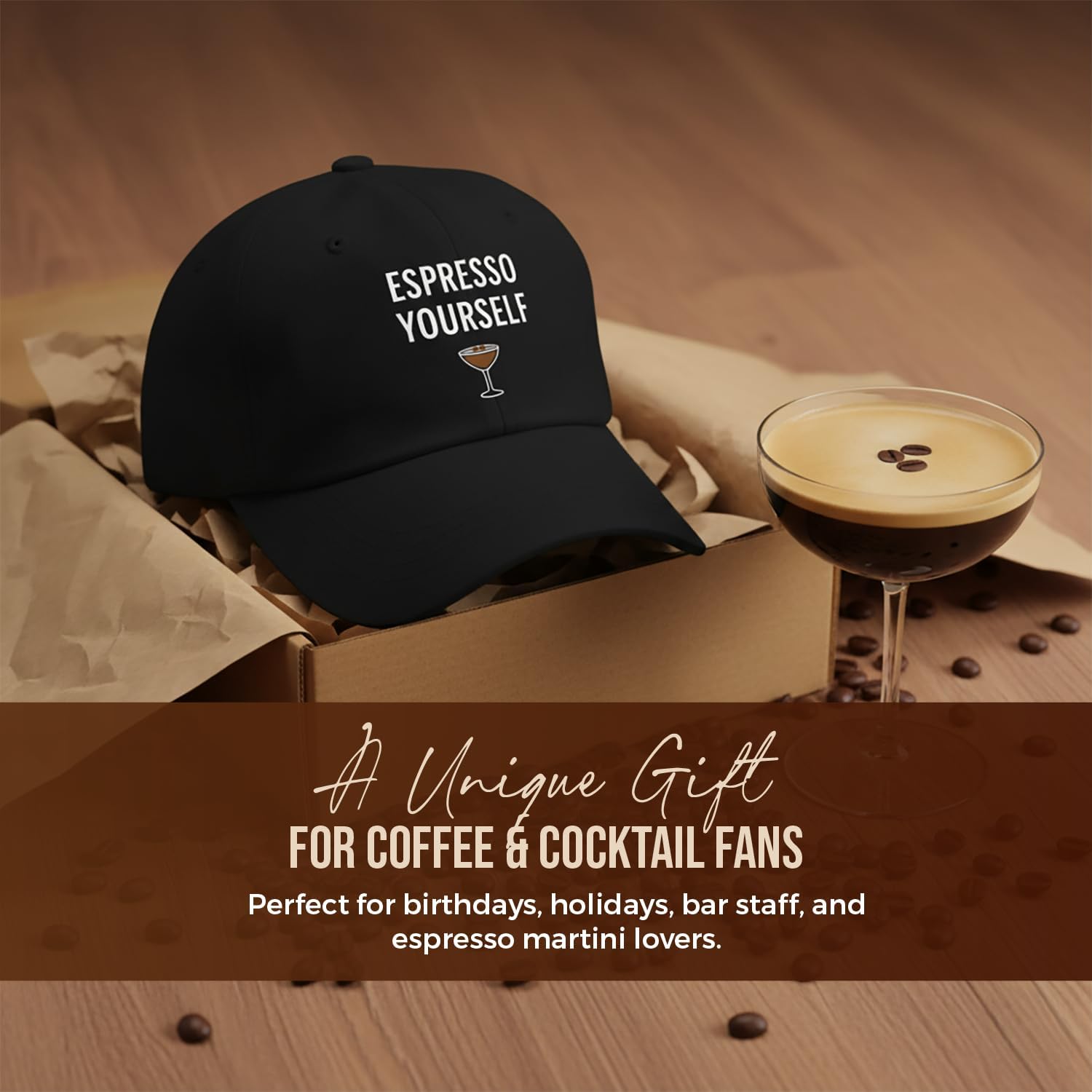 Cocktail Trucker Hat for Men & Women - Espresso Martini Gifts, Margarita or Tequila Gifts, Girl Dad Hat - Image 7