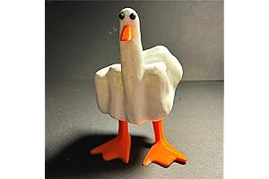 Funny Middle Finger Duck Garden Statue