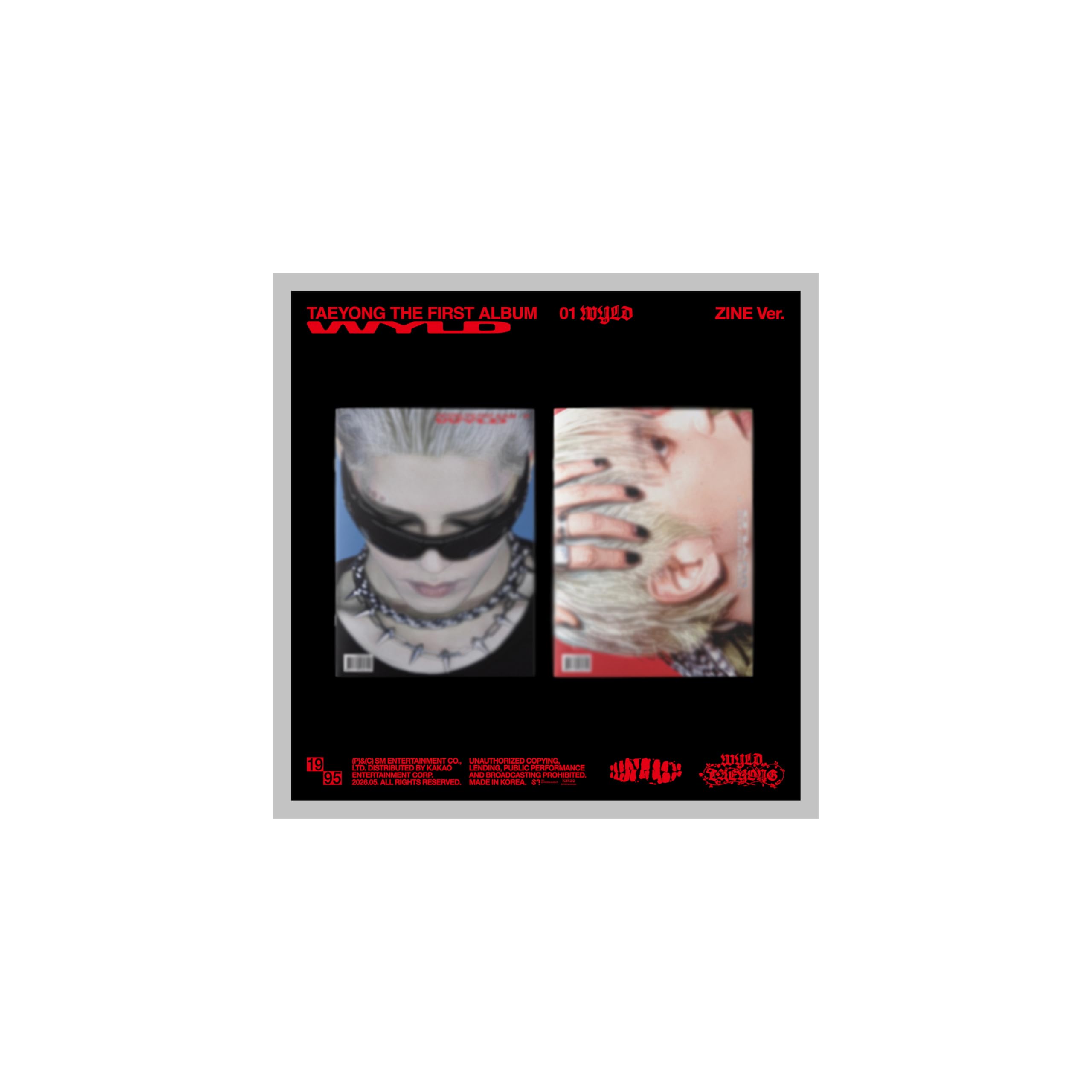 Amazon.com: (Zine Set : A+B) NCT Taeyong WYLD 1st Album with