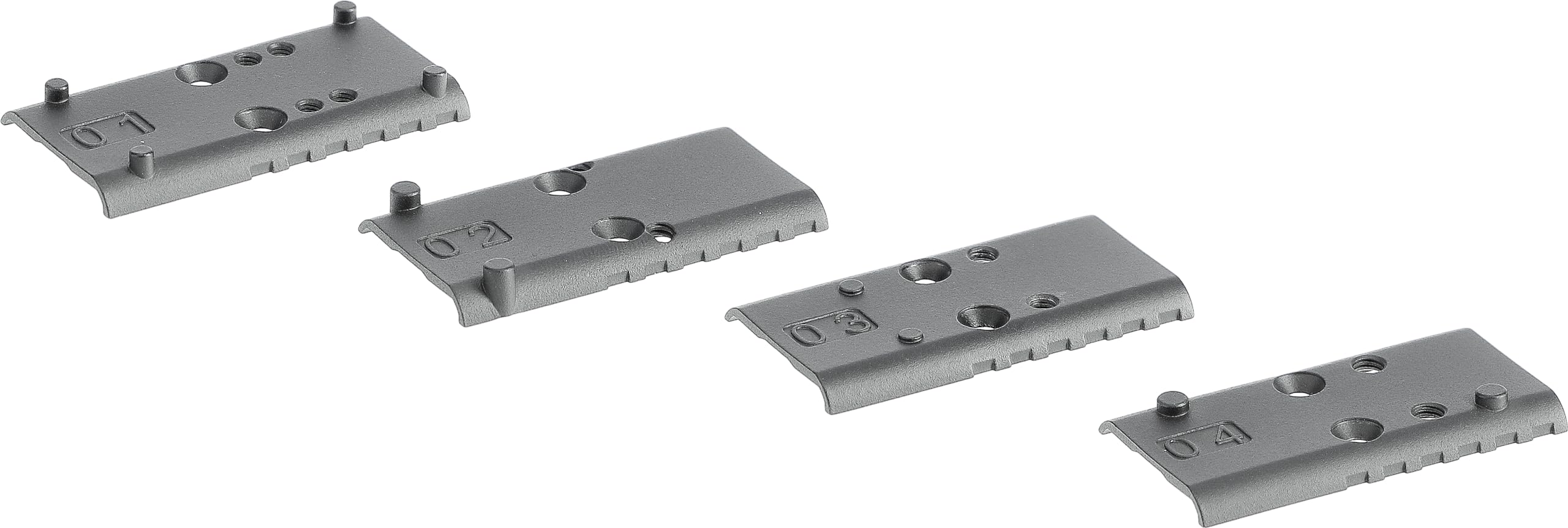 Umarex Lot de 4 plaques d'adaptation MOS 1