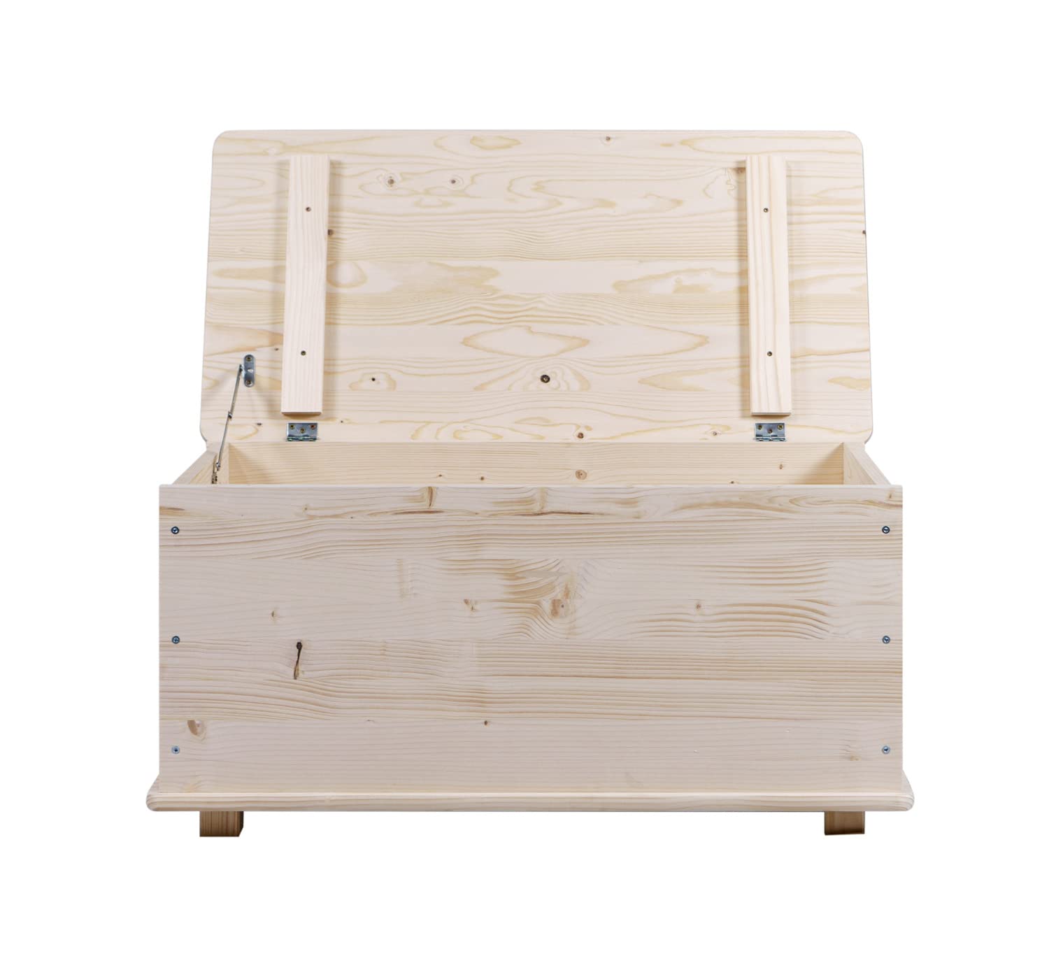 Arredo Stock Baule Contenitore portatutto in Legno (90x45x45 cm)