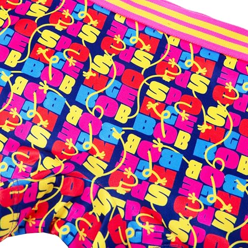 SpongeBob SquarePants Exclusive 4-Pack Girl Short Underwear in Sizes 4, 6, 8 and 104