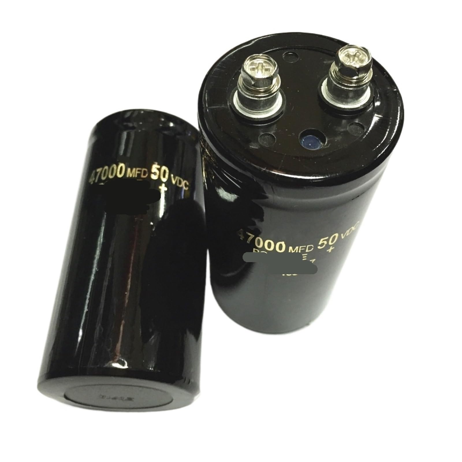 Condensador 50V 47000uf electrolítico cilíndrico de 50x105mm para fuentes lineales