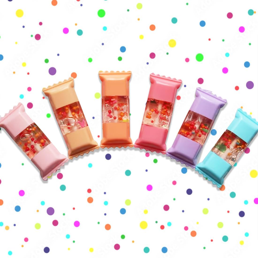 Cute Candy Mini Lip Gloss Set for Girls & Women – Moisturizing Hydrating Clear Gloss Balm, Non-Sticky Shiny Lip Shine, Colorful Bead Transparent Lip Oil, Travel Size Makeup Kit, Birthday Return Gift Party Favor (6 Pcs Set)-image-22