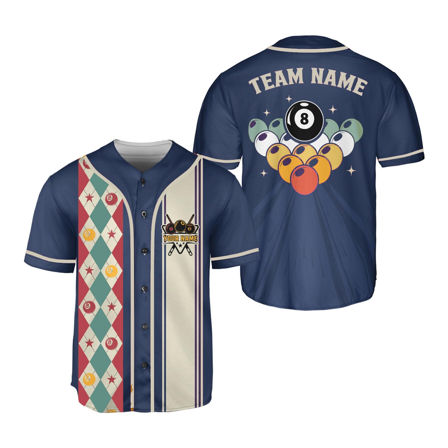 Gravity Trading Men's California Republic Bear Half-Sleeve Baseball Shirt - Navy/Grey - X-Large