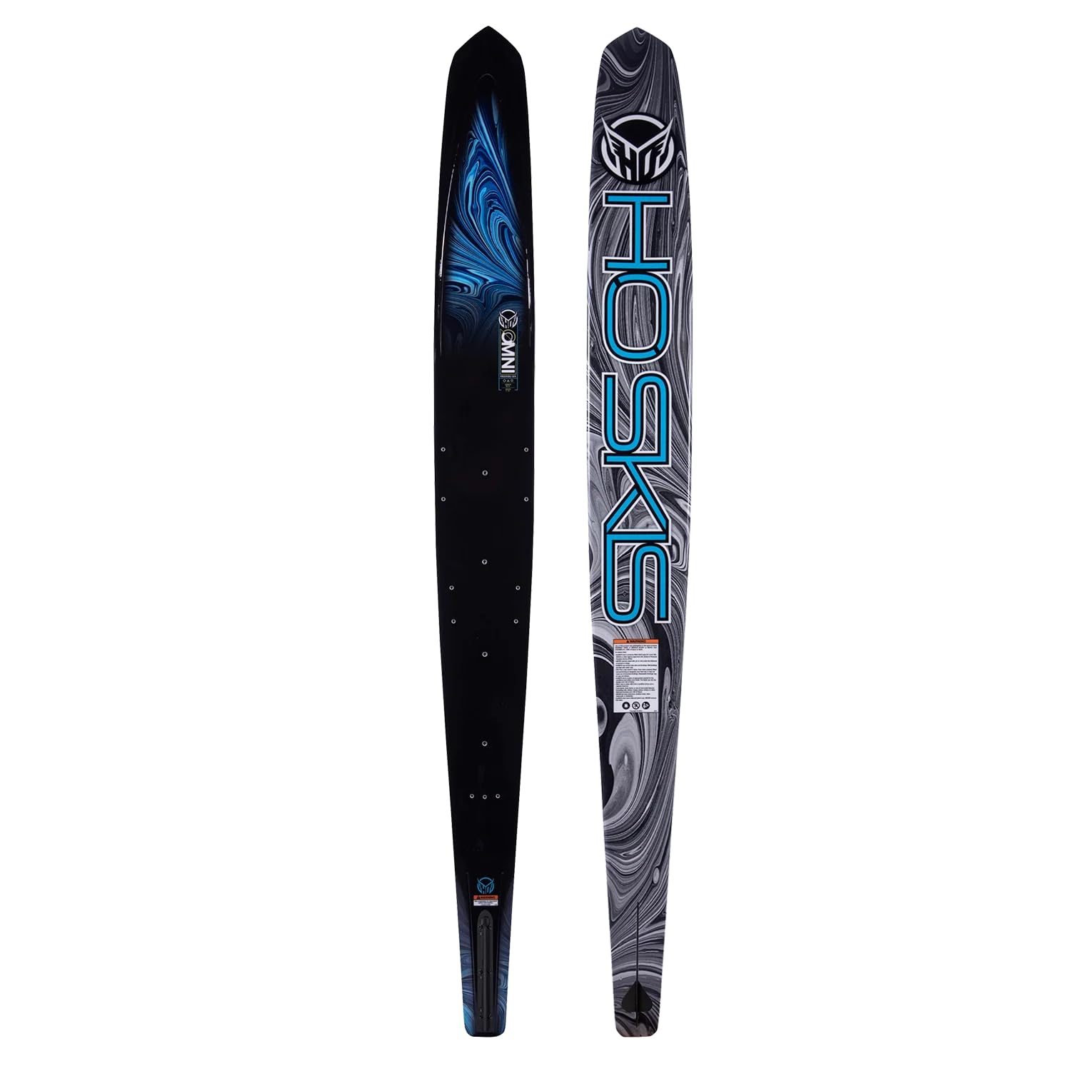 HO Omni Slalom Waterskis Black/Blue 65in