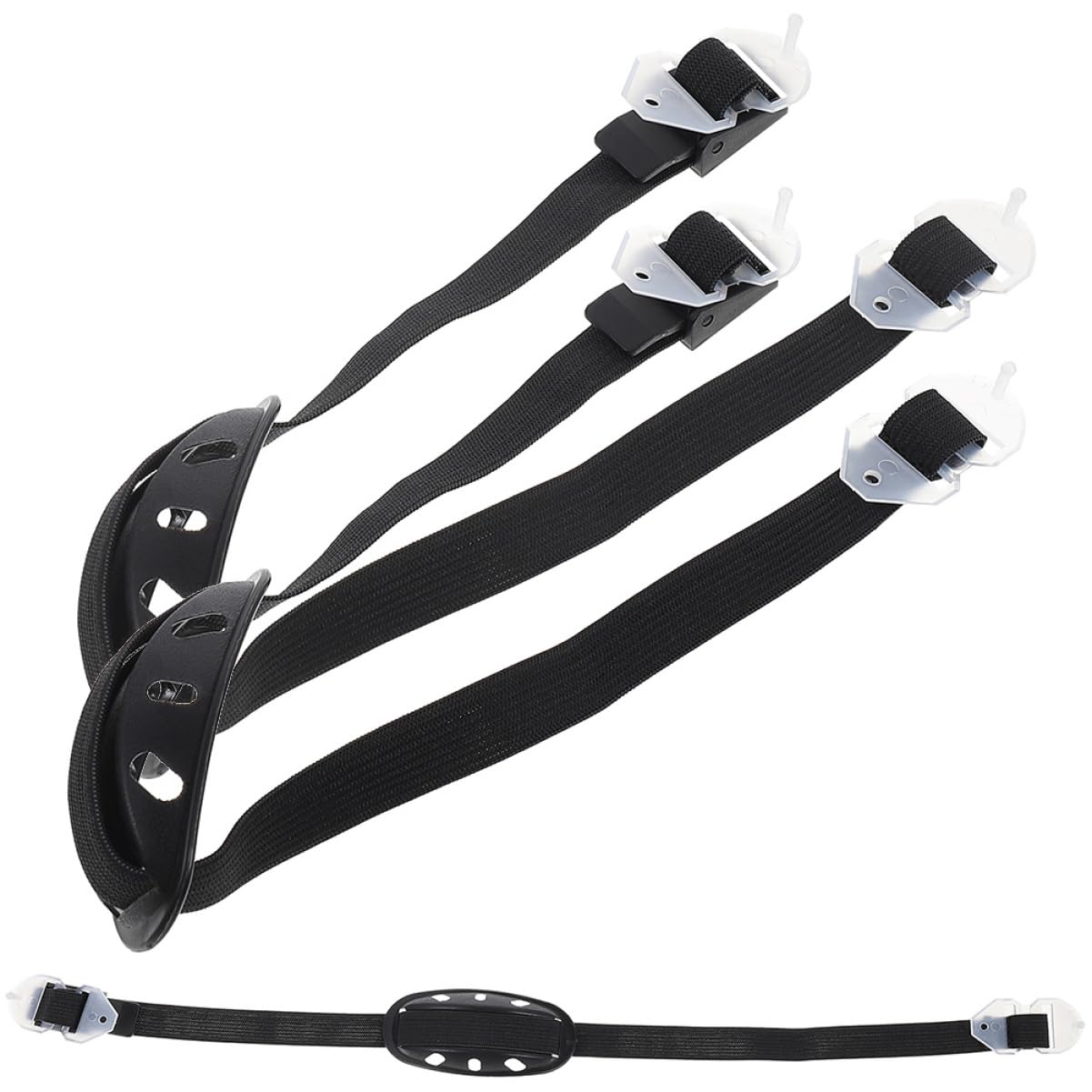 Toyvian Sottogola Del Casco Costruzione Di Elmetti Approvati Bande Mento Sudore Sottogola Per Cappello Da Costruzione Comodo Sottogola Poliestere Black