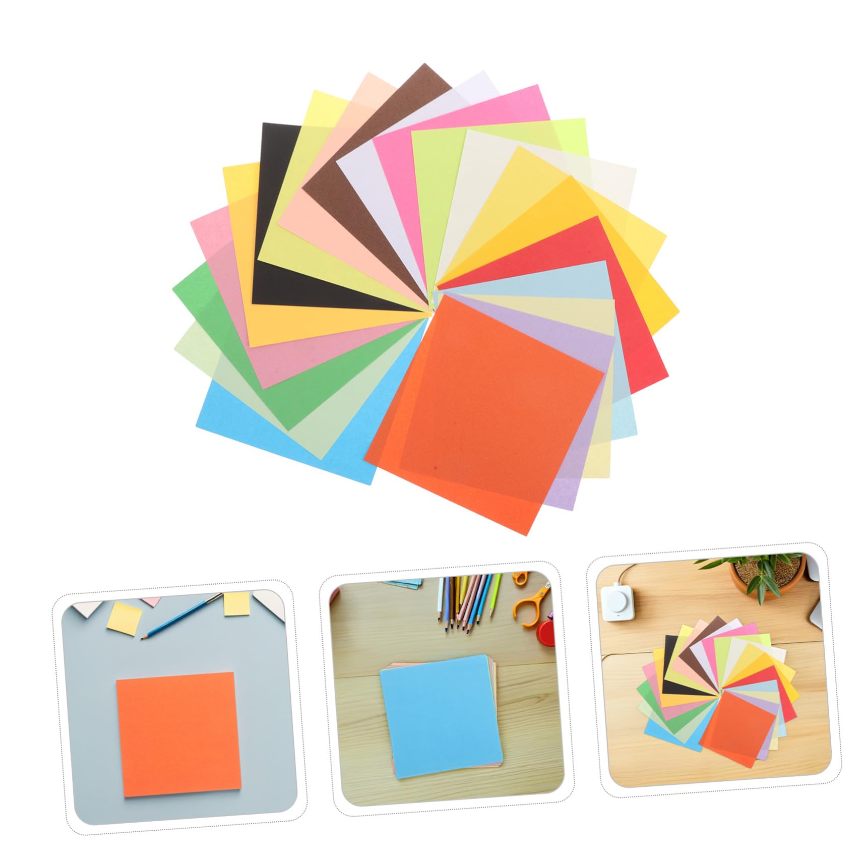 600 Stücke Origami Papier Doppelseitig Farbiges Bastelpapier Farben Quadratisch Faltpapier für DIY Kunsthandwerk Schulprojekte und Kreative Faltarbeiten