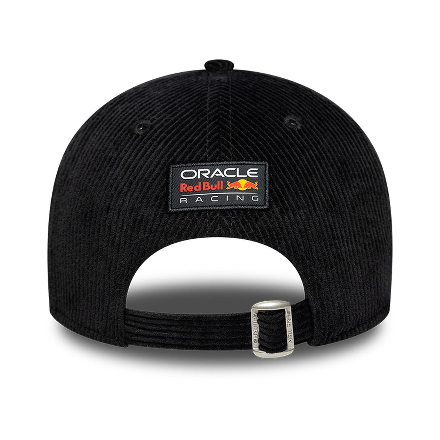 New Era Distressed Cord 9Forty Cap Red Bull F1 Black