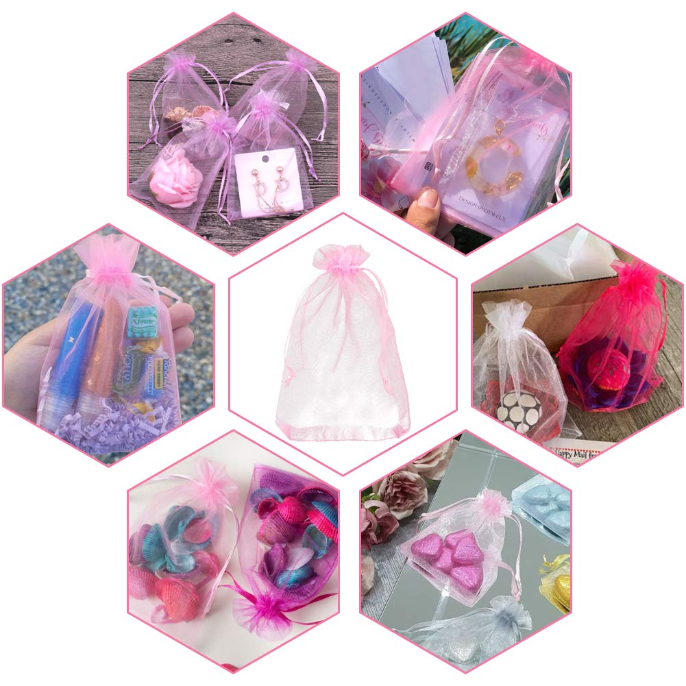 jijAcraft Sacchetti in Organza Grandi, Sacchetti in Organza per