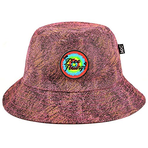 Chapéu Bucket Hat MXC BRASIL Free Feelings Vibe Tamanho:Único;Cor:Vermelho