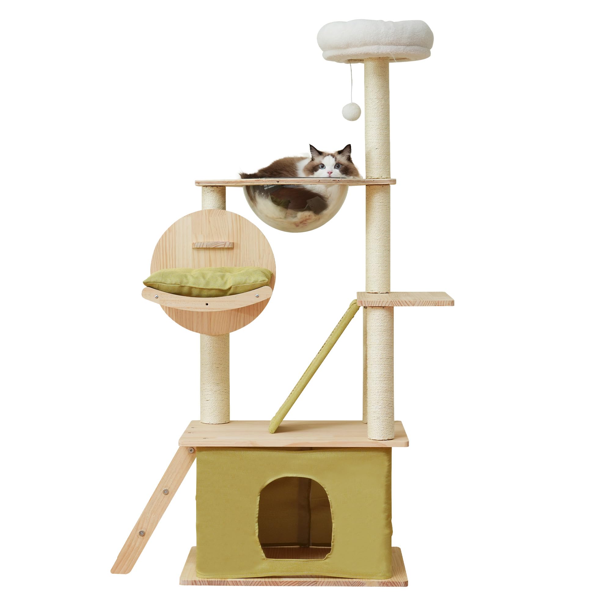 Amazon | BTM キャットタワー 猫タワー ネコタワー 多頭飼い タワー 
