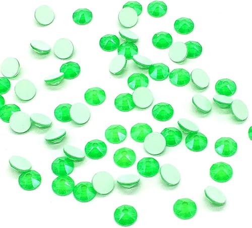 Miniatura 3 de 144 piezas de colores neón eléctricos Swarovski New 2088 Xirius 12ss con parte trasera plana de diamantes de imitación Nail Arts de 0.118 in ss12