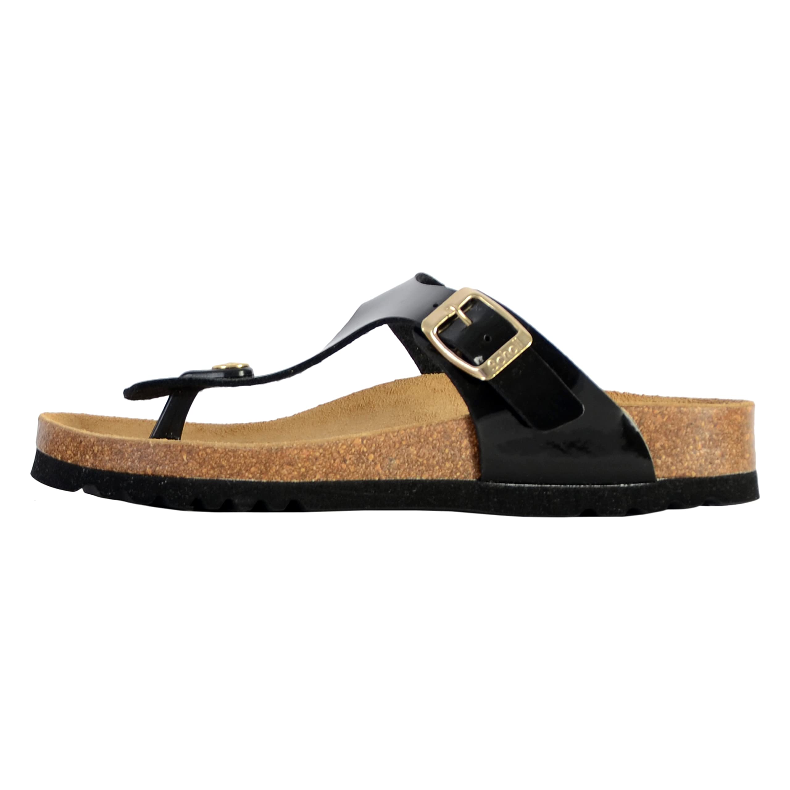 Scholl Women's Nicole Sandal, Black, 5 UK