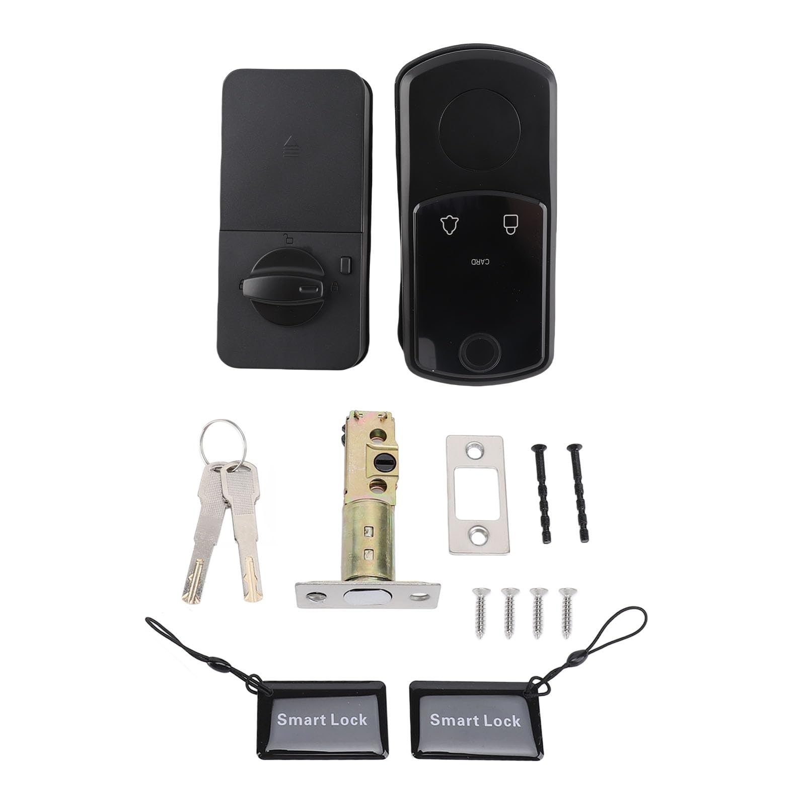 Catenaccio Elettronico con Serratura Digitale Smart Lock con Chiave di Blocco Automatico Password Password Impronta Digitale, Ideale per Porte di Casa, Ufficio, Appartamento e Hotel