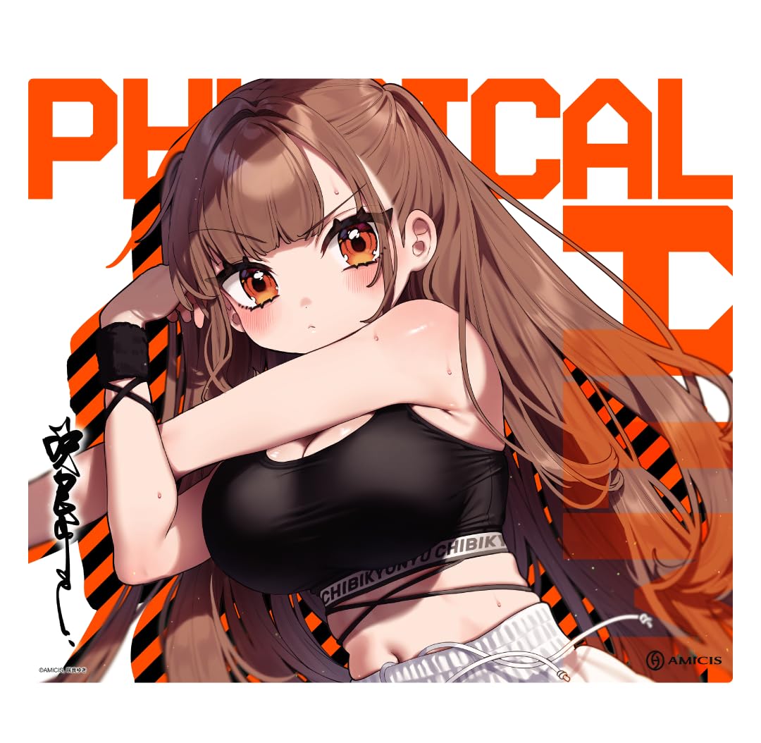 Amazon.co.jp: AMICIS × 咲良ゆき ガラスマウスパッド ゲーミング 薄型