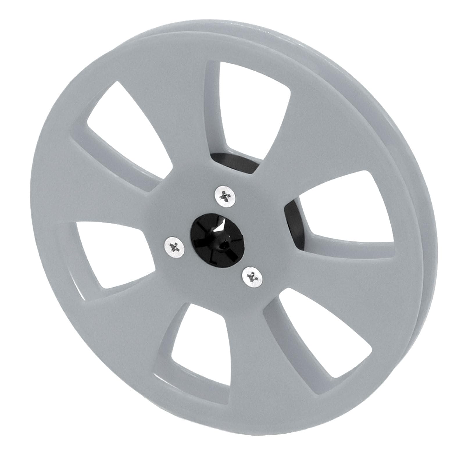 ordinarYone Professional 5 Inch Diameter Empty Tape Reel Featuring 6 Hole Flange Design for Enhances Stability in Open Reel Tape