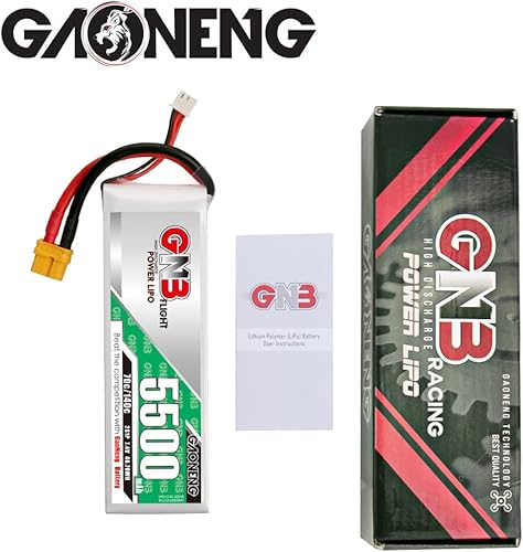 Miniatura 6 de GAONENG GNB 2S 7.4V 2300mAh 50C XT60 RC LiPo batería grafeno para RC Racing Car Helicóptero FPV Drone
