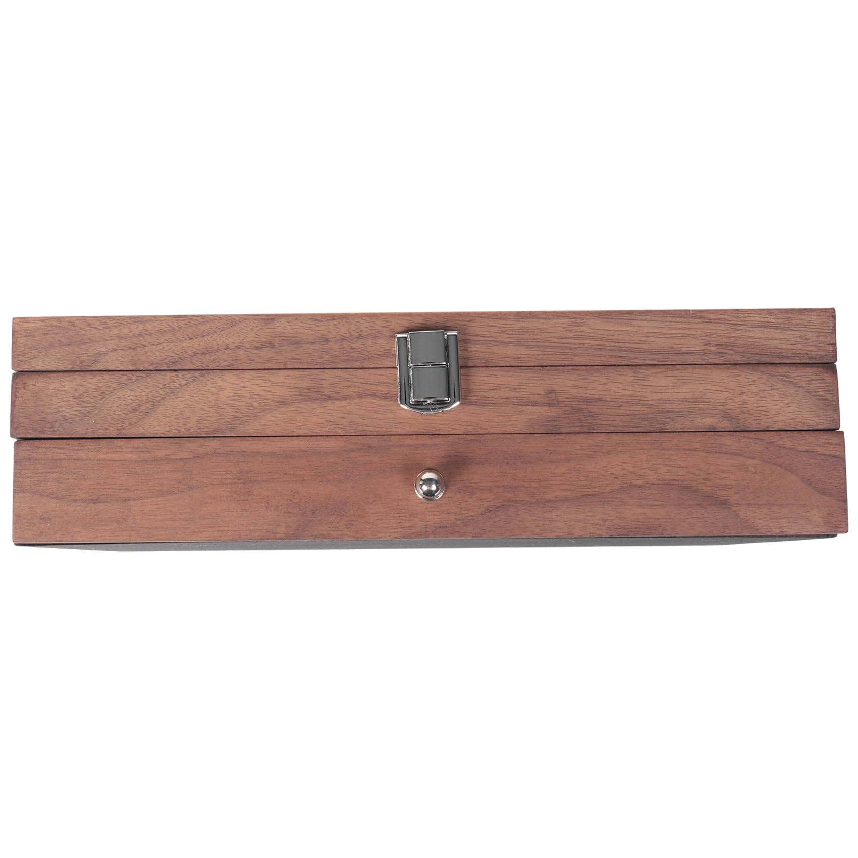 23-siatkowe etui na długopisy z orzecha włoskiego, luksusowy 2-warstwowy organizer na długopisy, przezroczyste okno wieczne pudełko na długopis, kolekcja