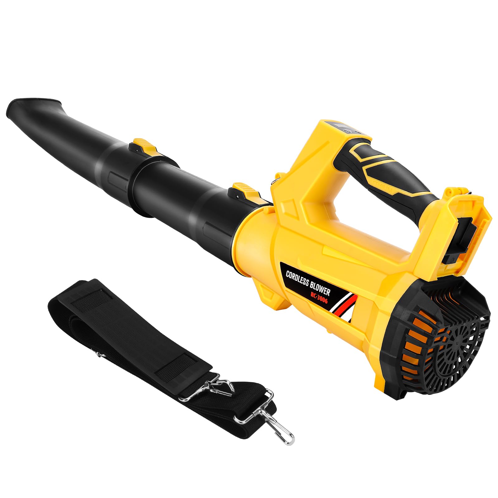 WingFly Akku-Laubbläser, Gebläse für Makita 18V, Luftgeschwindigkeit 540 m³/h, 6-Gang Geschwindigkeit zum Reinigen von Laub, Entfernen von Staub, ohne Akkus und Ladegerät