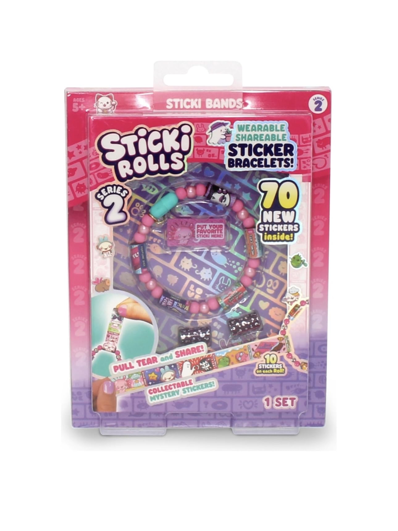 Sticki Rolls Sticki Bracelet, Single Pack