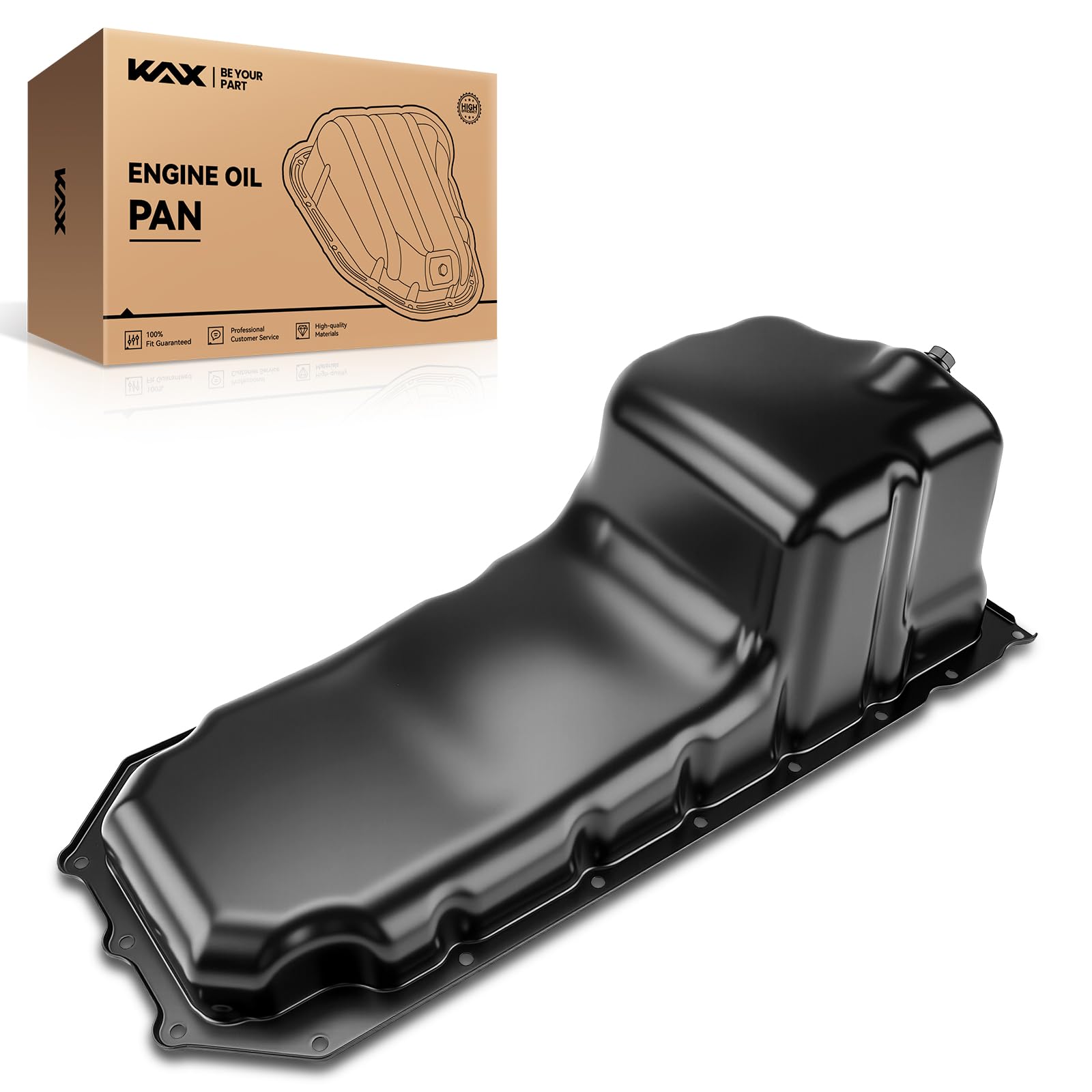 KAX 264-260 Engine Oil Pan Fit for Ram 1500; Ram 2500 2011-2020, Dodge Ram 1500; Ram 2500 2003-2010, Ram 1500 Classic 2019-2021, Gasket not included