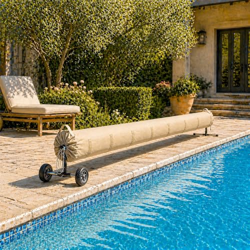 Funda Solar para Carrete de Piscina, Resistente al Agua y UV, 18FT miniatura 7