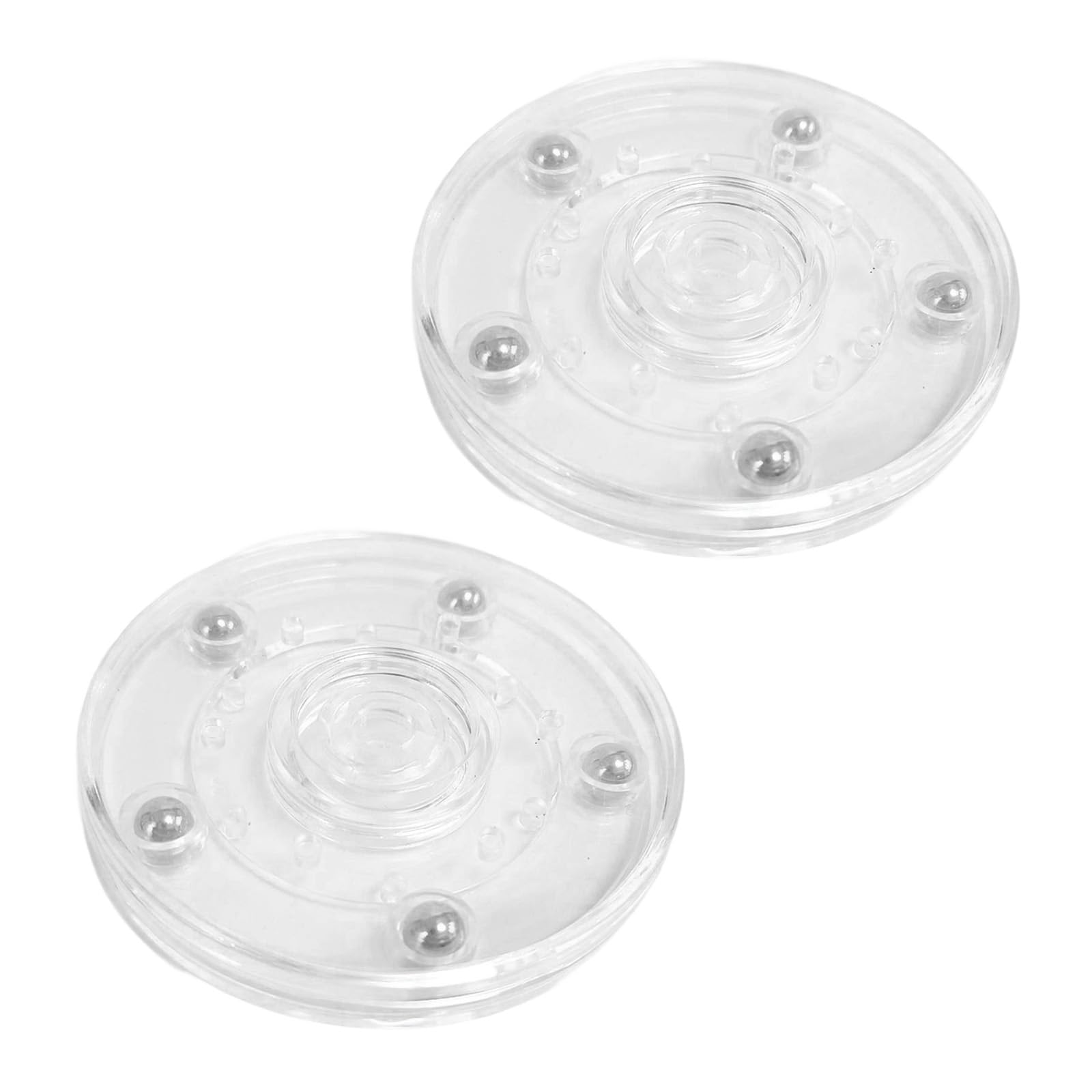 Lxjlxd Multicolor 2Pcs 360 Degree Rotating Display Stand Multipurpose Kitchen Countertop Storage Solution Turntable Organizers Rotating Turntable