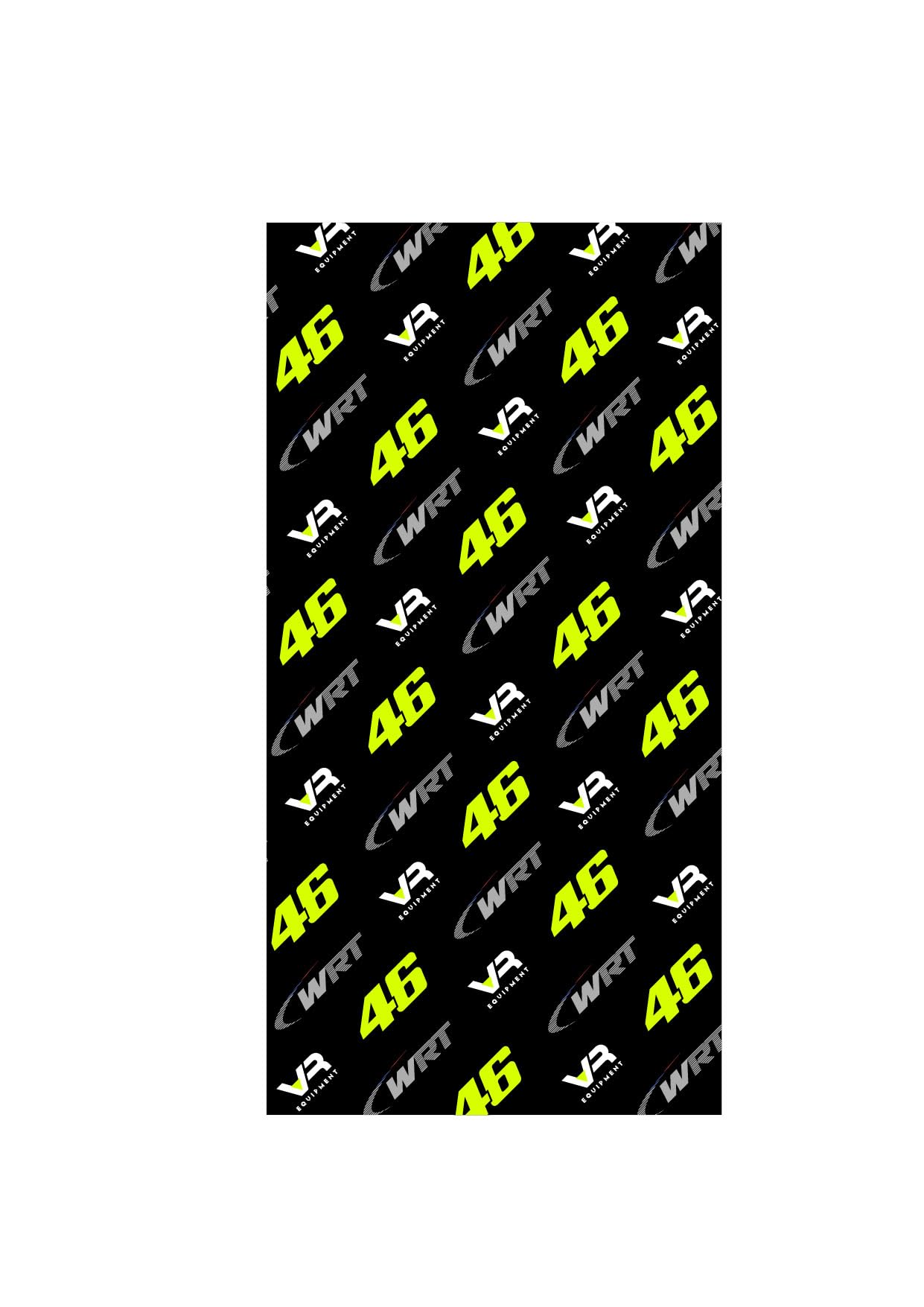 VALENTINO ROSSI Tour de Cou VR46 WRT Line,Unisexe,Noir,Taille Unique