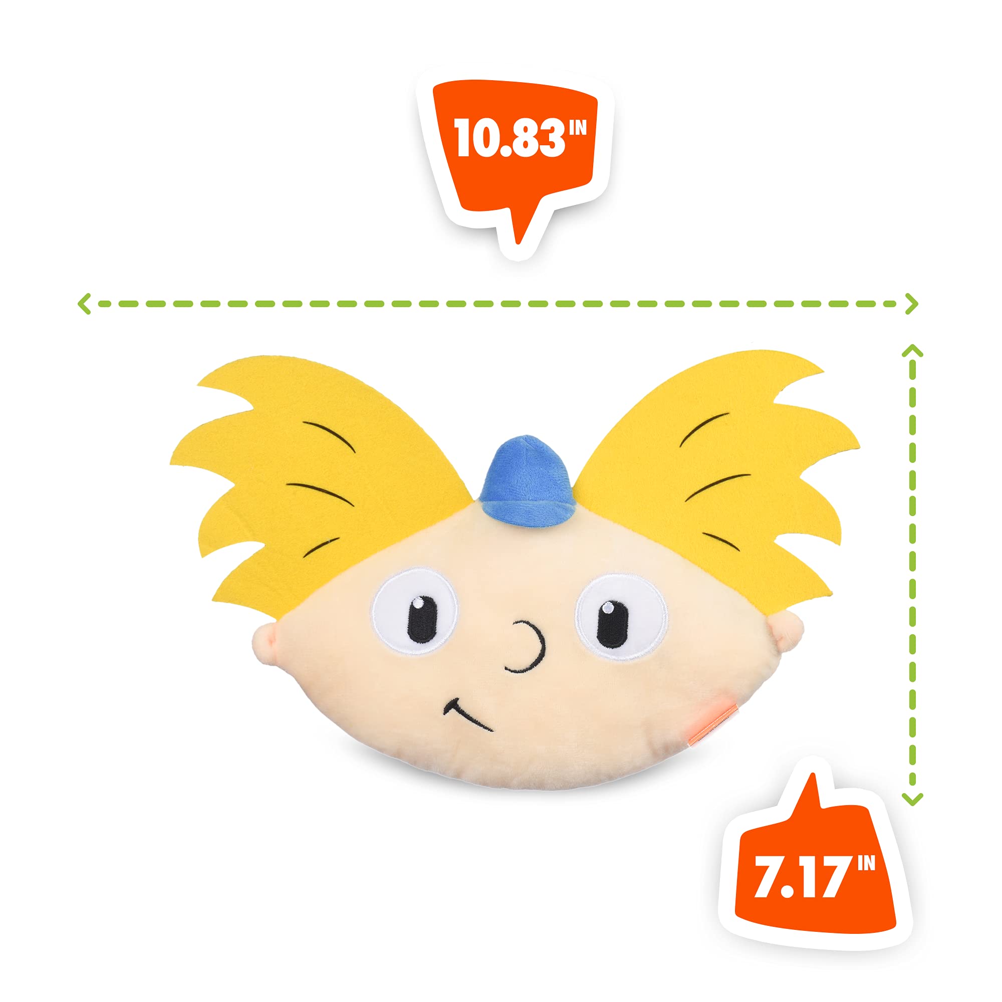 Snapklik.com : Nickelodeon Hey Arnold Football Head Plush Dog Toy