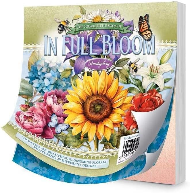Hunkydory Crafts The Square Little Book of in Full Bloom