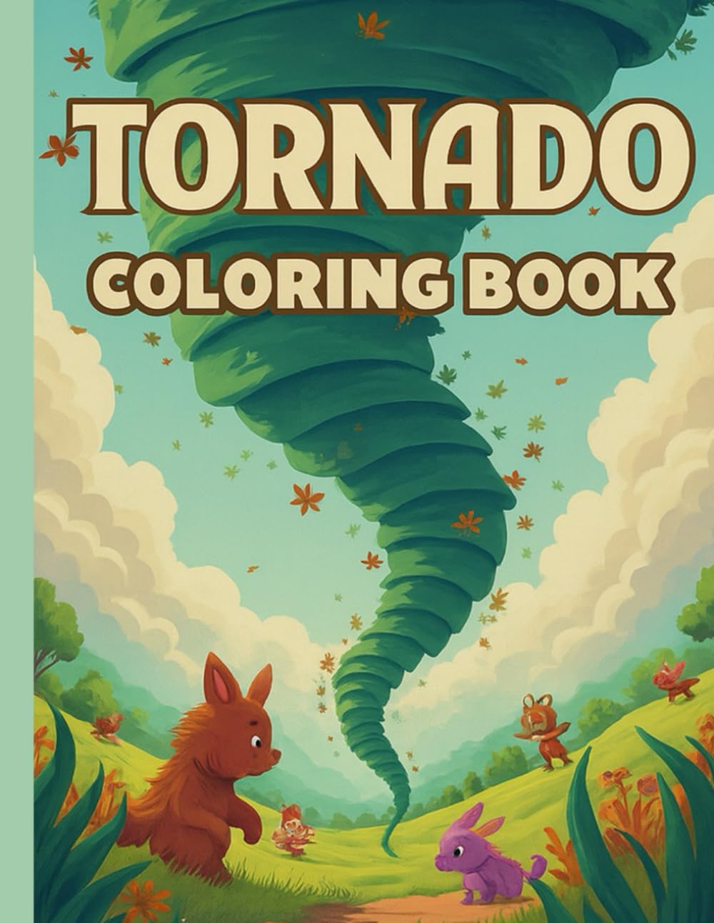 Tornado Coloring Book For Kids: Fun and Easy Tornado-Themed Coloring Pages for Kids to Color and Learn