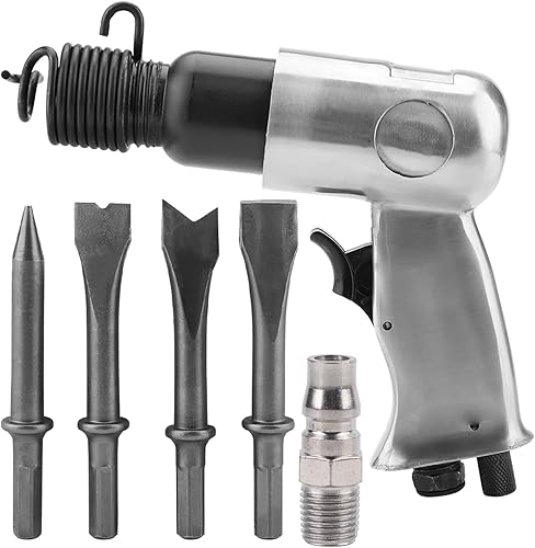 Herramienta de cincel neumático potente industrial de mango recto de 5.906 in para lanzar arena y rotura de rocas - taladro resistente