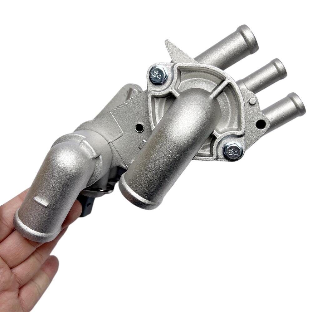 Termostato de refrigerante del motor Termostatos d 032121111AT 032121111AK Carcasa del regulador de refrigerante con termostato compatible con Volkswagen LupoLupo 3L TDI