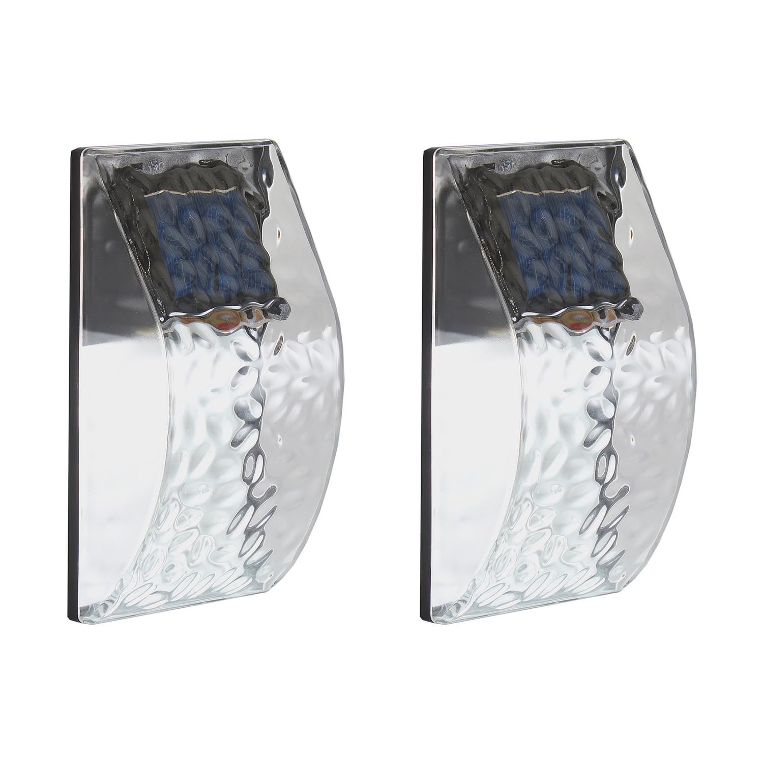 3 Pagen® Garden Decoration Solar Wall Lamp Set of 2 - Easy Assembly - Outdoor Light for Patio, Balcony & Garden - Atmospheric Light - Saves Energy Costs - Twilight Sensor