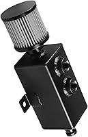 Vista 1 de Tanque de Captura de Aceite Universal de 1L con Deflector 10AN, Filtro de Respiración, Depósito de Aluminio en Negro