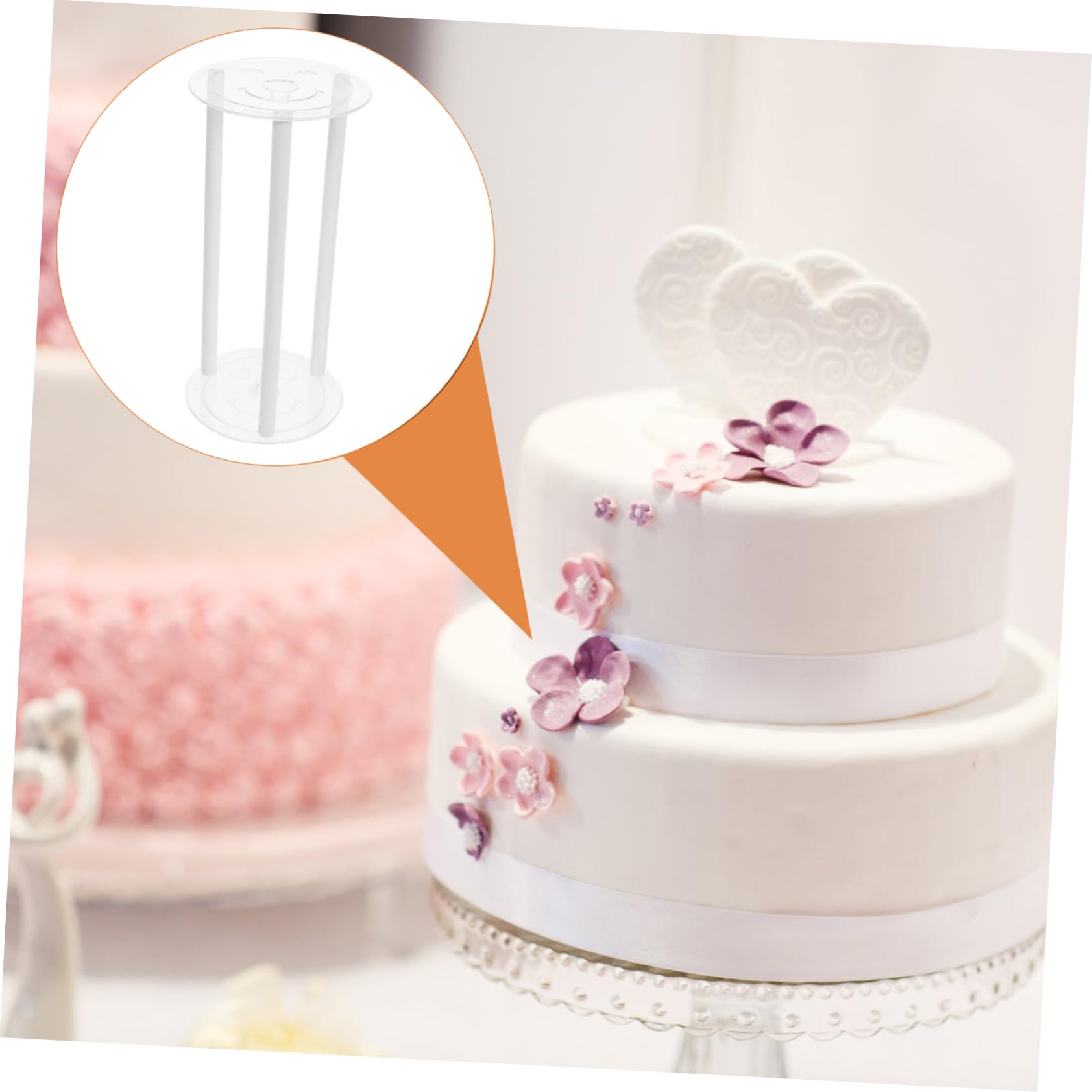 Amazon｜TIDTALEO 5個セット 吊り杭金具 cake stand ケーキサポート