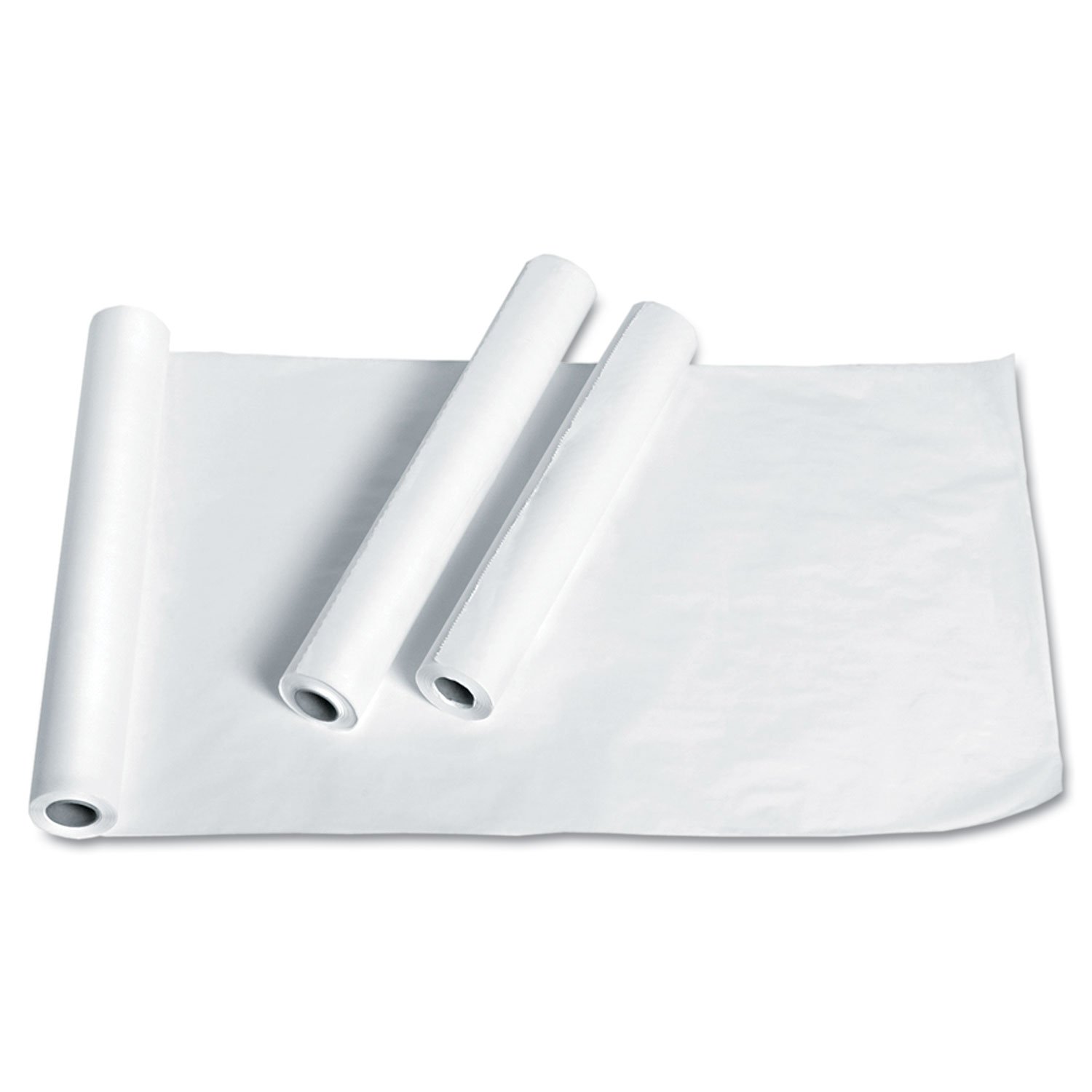Medline Deluxe - Papel médico de exposición, acabado liso, 45,7 x 63,5 cm, caja de 12 rollos