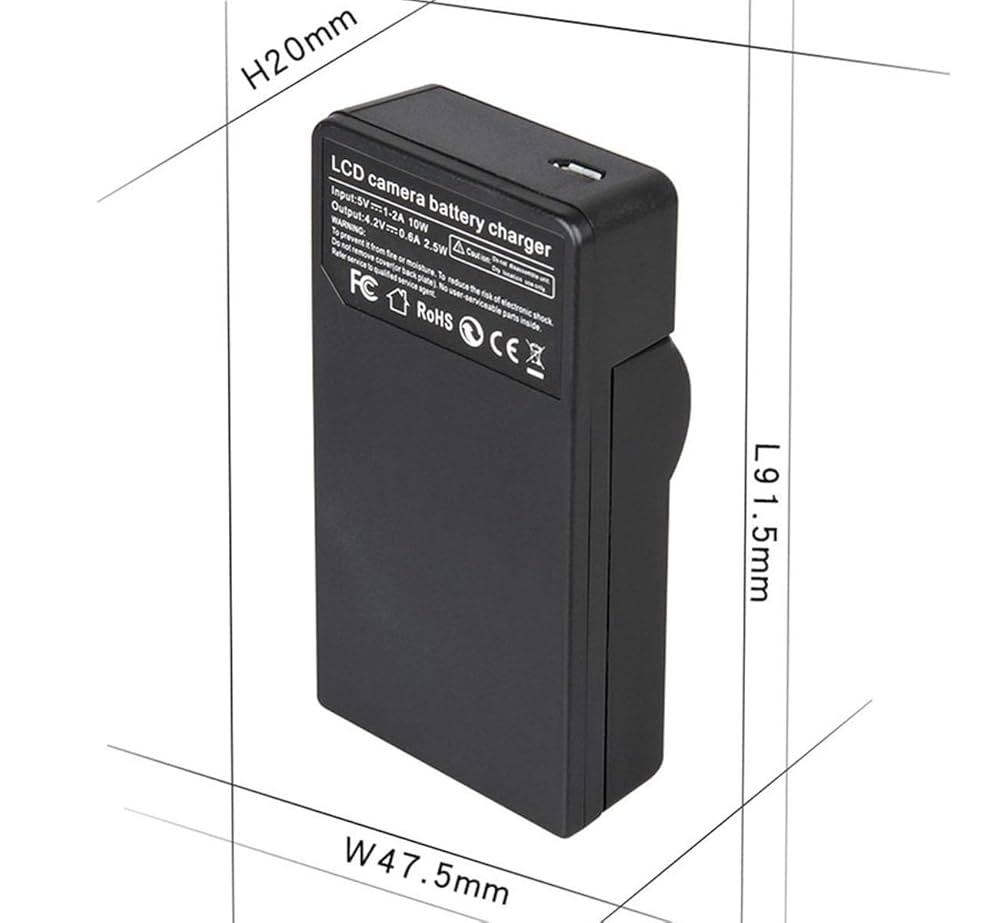 Amazon.com : LCD USB Battery Charger for Casio Exilim EX