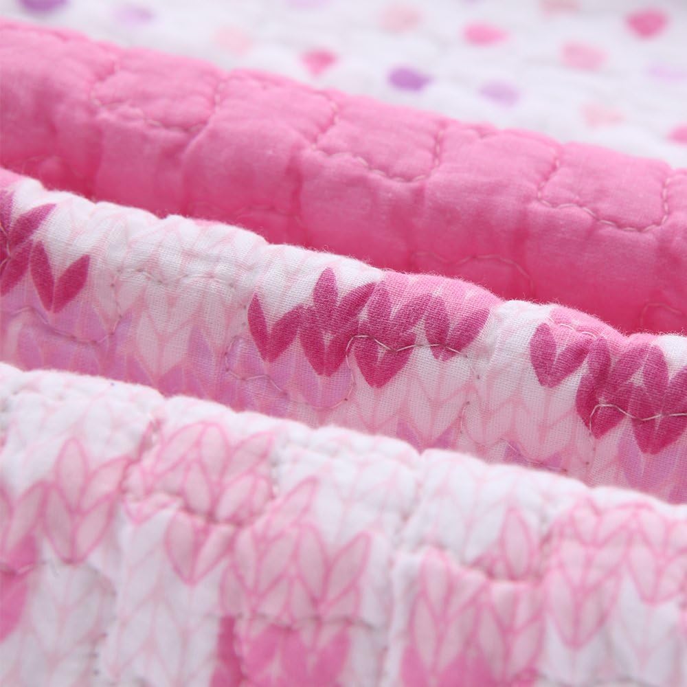 Frее Shірріng 🛒 Cozy Line Home Fashions Cute Butterfly Stripe Hearts 100% Cotton Soft Bedding Quilt Set-Bedspreads-for Girl/Toddler (Pink Butterfly, Queen - 3 Piece) Tор Brаndѕ Cozy Line Home Fashions Cute Butterfly Stripe Hearts 100% Cotton Soft Bedding Quilt Set-Bedspreads-for Girl/Toddler (Pink Butterfly, Queen - 3 Piece)